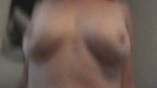 POV fuck teen tart takes prick