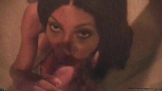 Tiny Trisha Blowjob & Ravaged on top