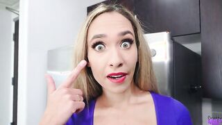 SPOILED MILF Look Up Stepson, My Eyes Are Up Here!! - Briana Banderas