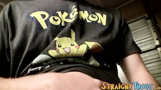 Horny straighty Daniel Delong solo masturbates & cums