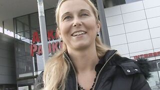 CZECH STREETS - Blonde MILF Picked up on Street